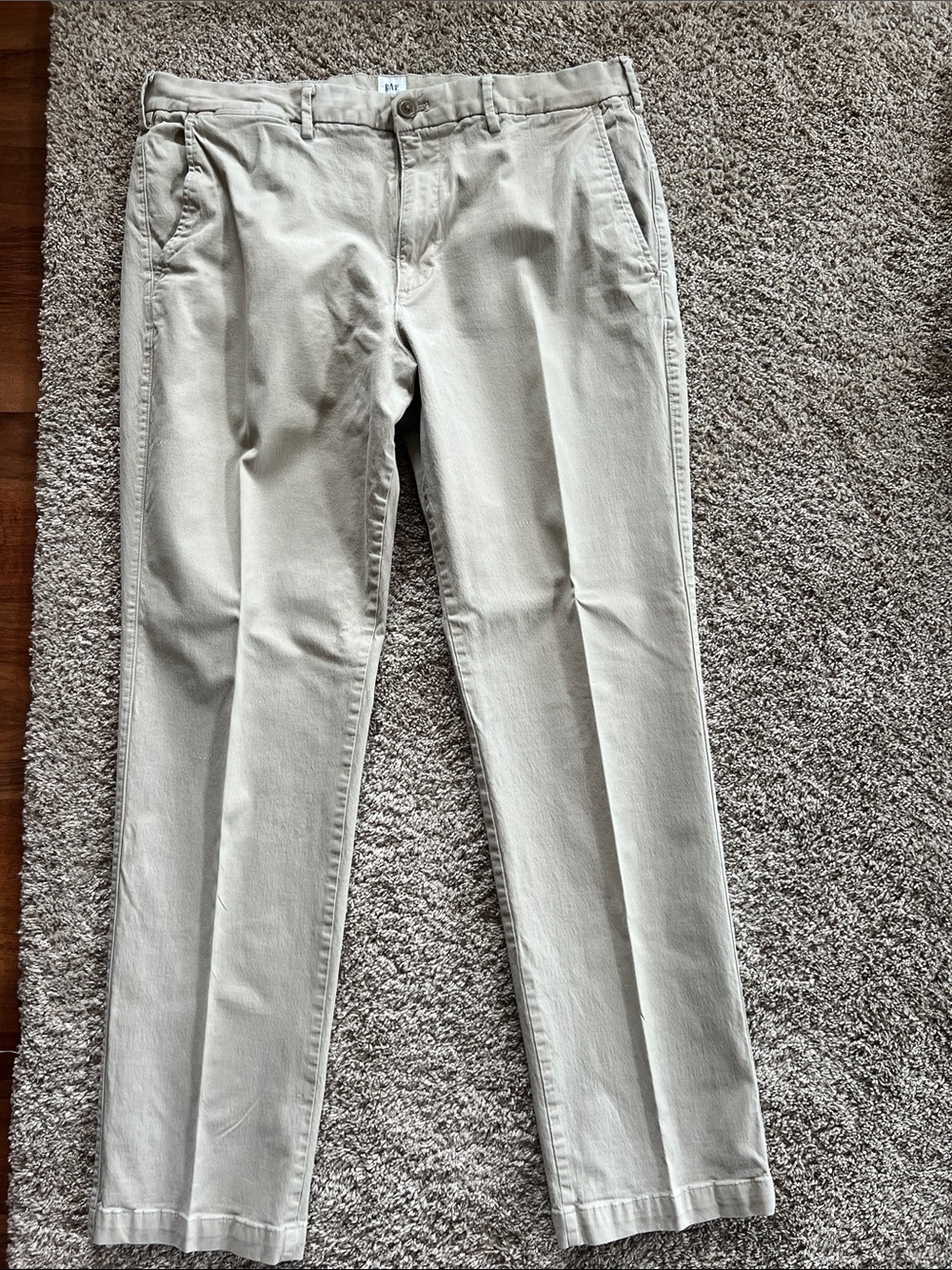 GAP Men's Chino Pants in Light Beige 36x32